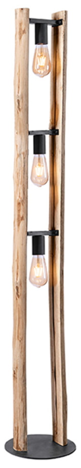 LABEL51 Vloerlamp Woody Hout