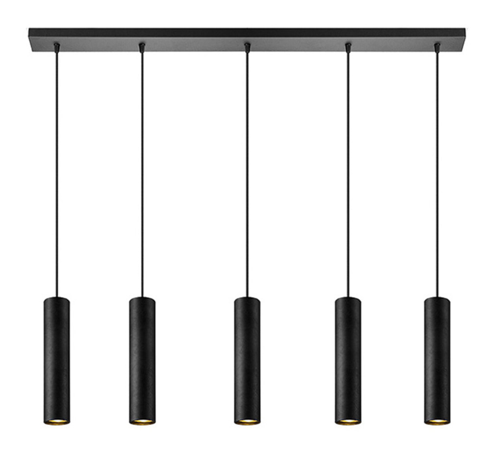 LABEL51 Hanglamp Ferroli 5-lamps - Zwart
