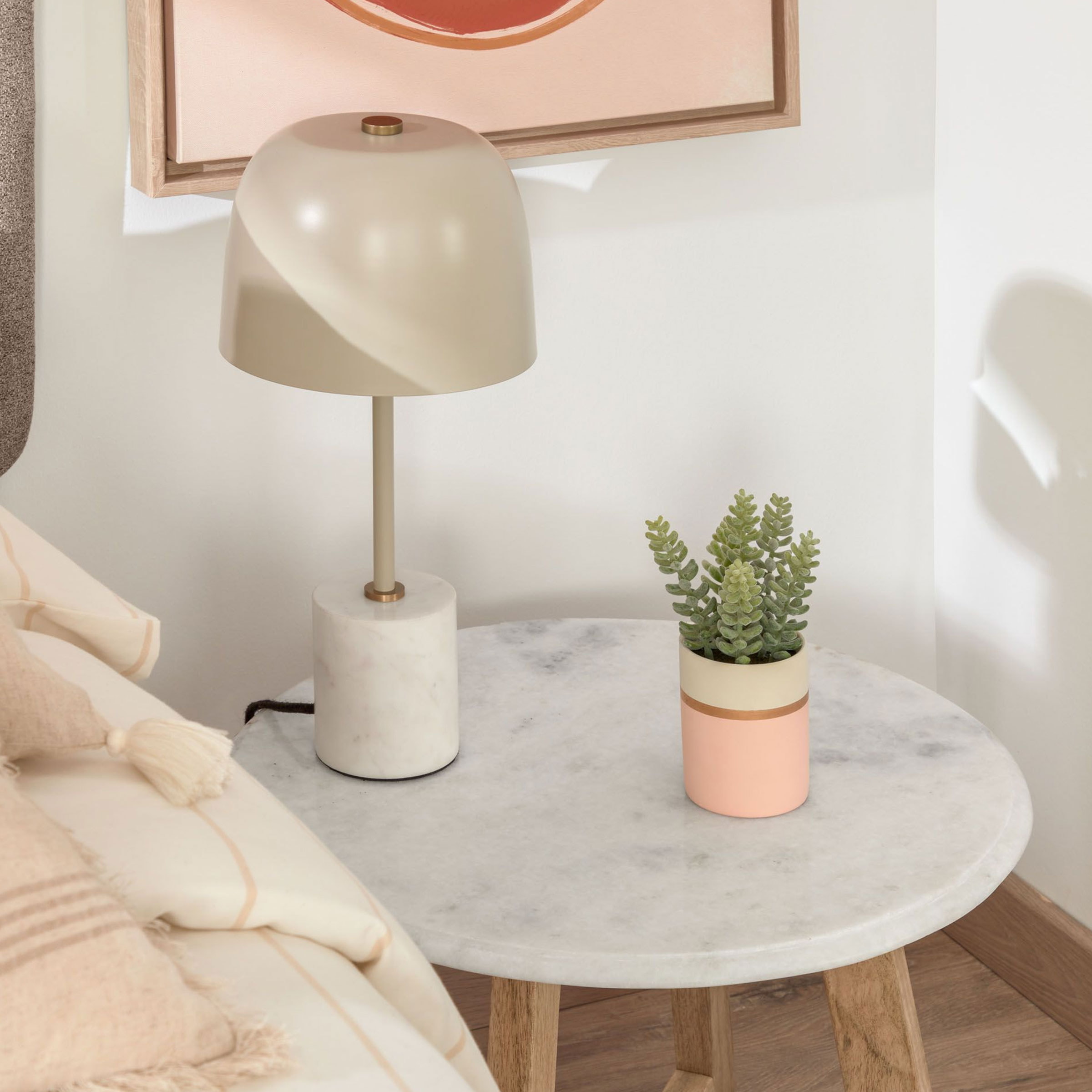 Kave Home Tafellamp Alish - Beige