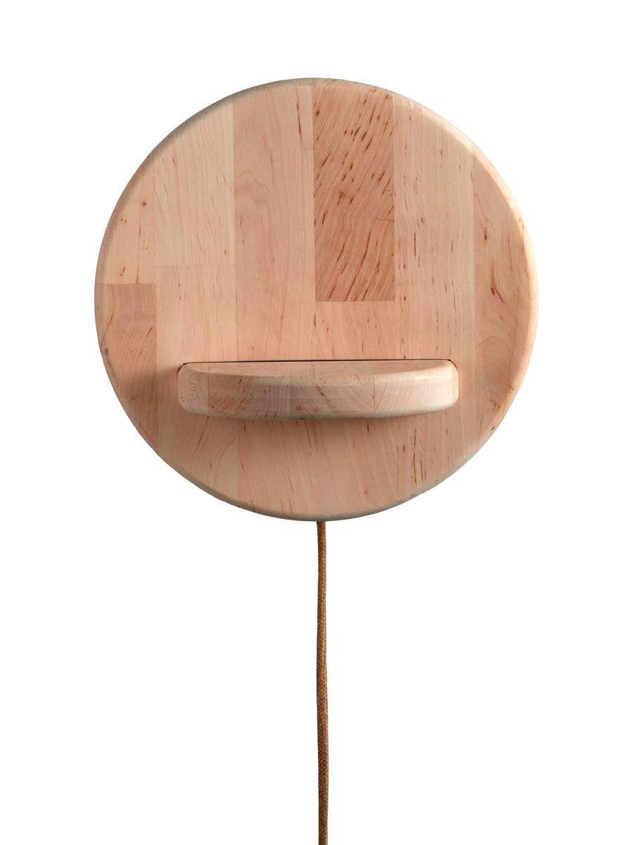 GOOD&MOJO Wandlamp Corsica Beukenhout - Naturel