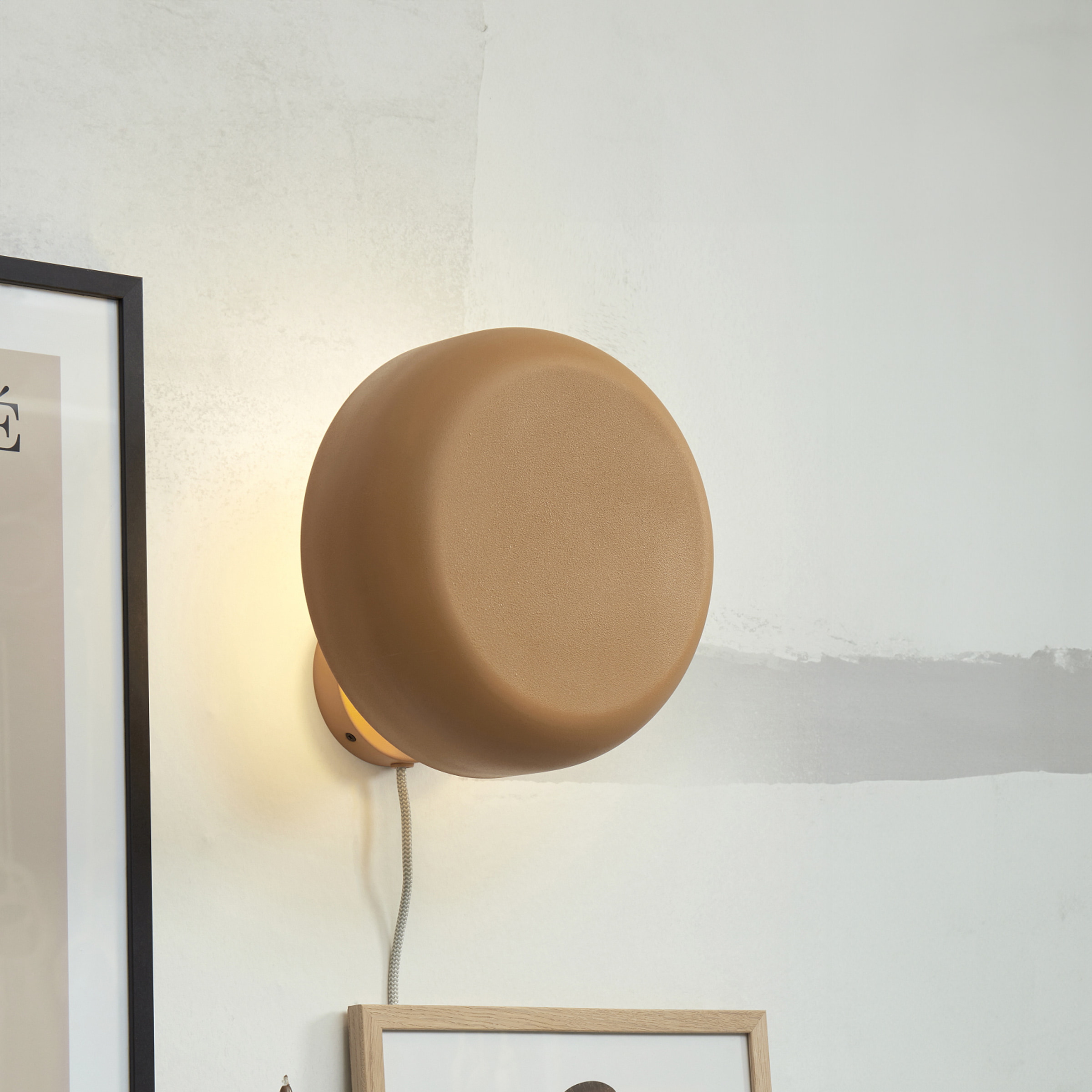 its about RoMi Wandlamp Porto - Mosterdgeel