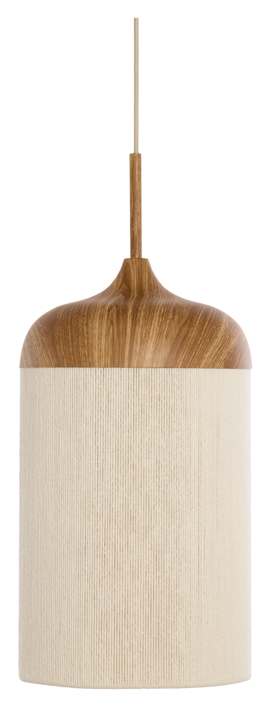 Light & Living Hanglamp Dania Houtlook en touw
