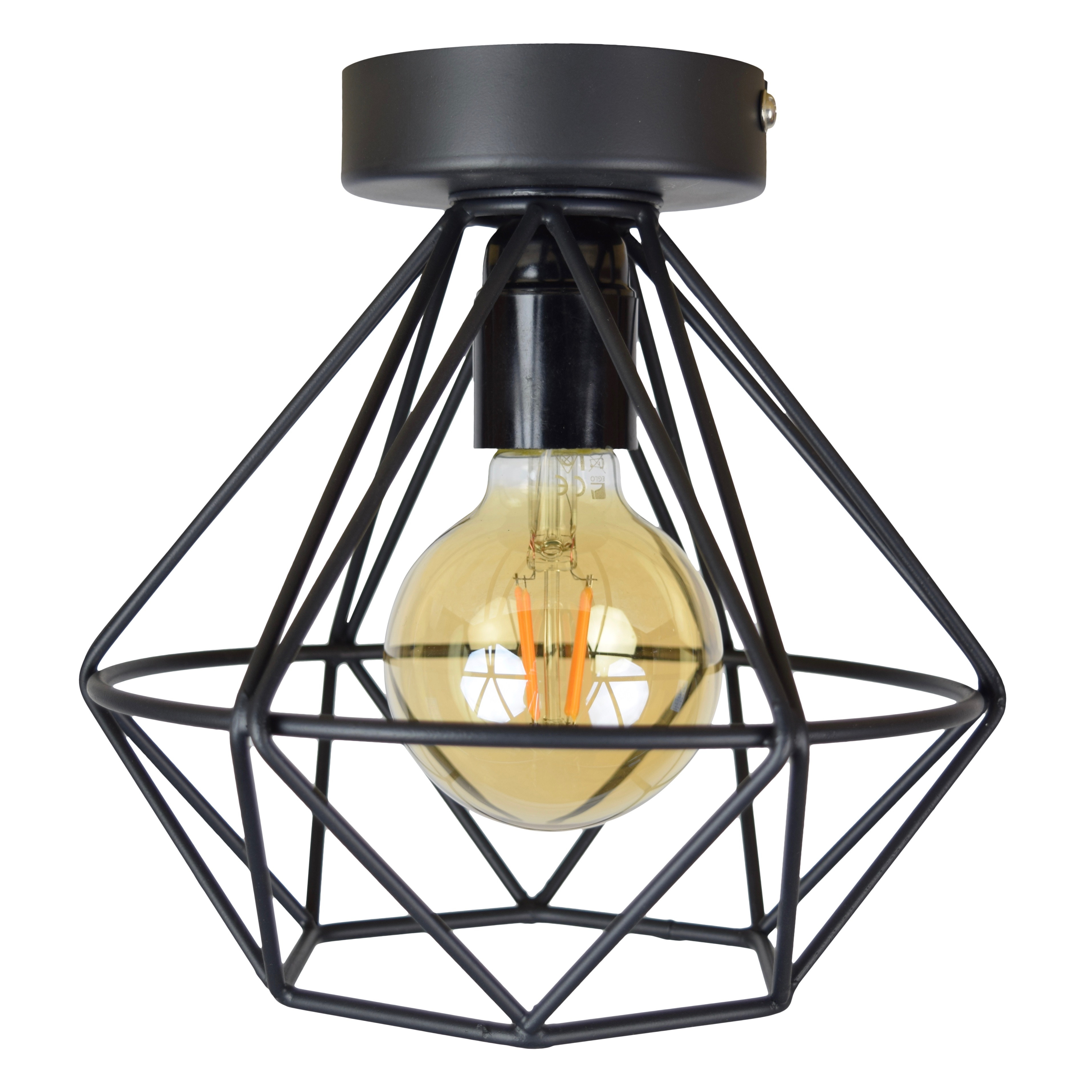 Urban Interiors plafondlamp Wire Ø22cm - Vintage Black