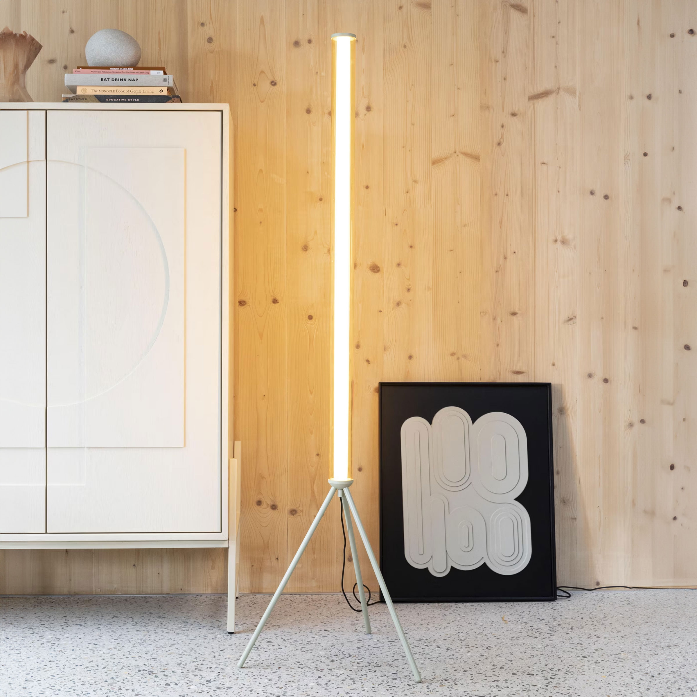 Zuiver Vloerlamp Scotty 156cm hoog - Beige